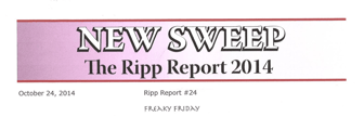 NEW SWEEP The Ripp Report 2014