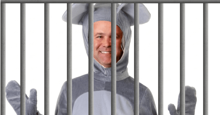 CAUGHT IN A TRAP LIKE A RAT