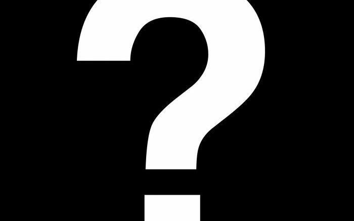 Question mark against a black background, hinting at upcoming changes in Fairhope decision-making processes