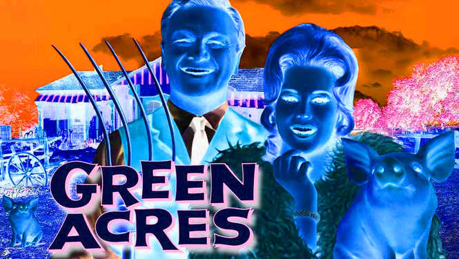 Movie poster for Green Acres, illustrating a lack of accountability in Baldwin County politics despite past convictions
