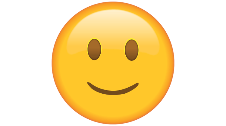 Smiling yellow emoji face representing the “happy days” posts discussed in the article