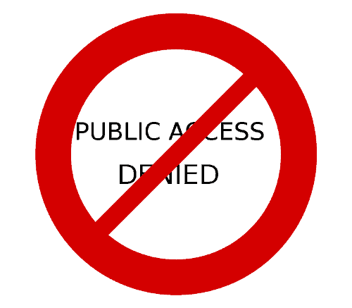 No fuel sign; symbolizes Point Clear residents resisting RSA’s decisions regarding condo proposal & hotel management